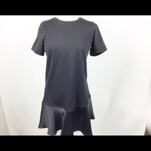 CHELSEA 28 KNIT TOP RUFFLED HEM OFFICE DRESS